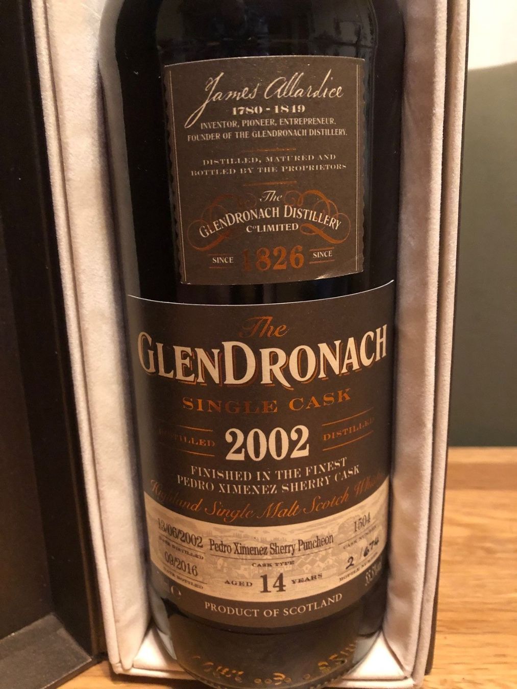 Glendronach Spirituosen: Glendronach Single Cask #1504 - 14 Jahre – Neu und originalverpackt aus Hinwil von allerlei0815 2