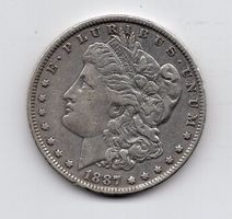 (2532) USA, 1 Dollar 1887, Morgan, ss-vz