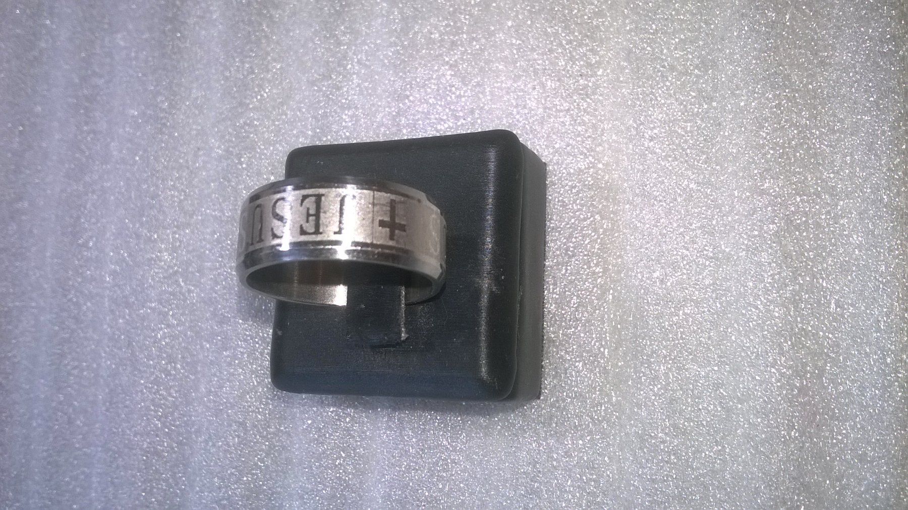 Ringe: ring edelsthal,,,mit jesus geschrieben,,,glanzig und matte – Neu (gemäss Beschreibung) aus Basel von bijoutrie_4 1
