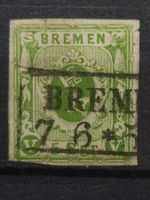 Bremen Mi-Nr. 4 a Gestempelt Ungezähnt 380 Fr