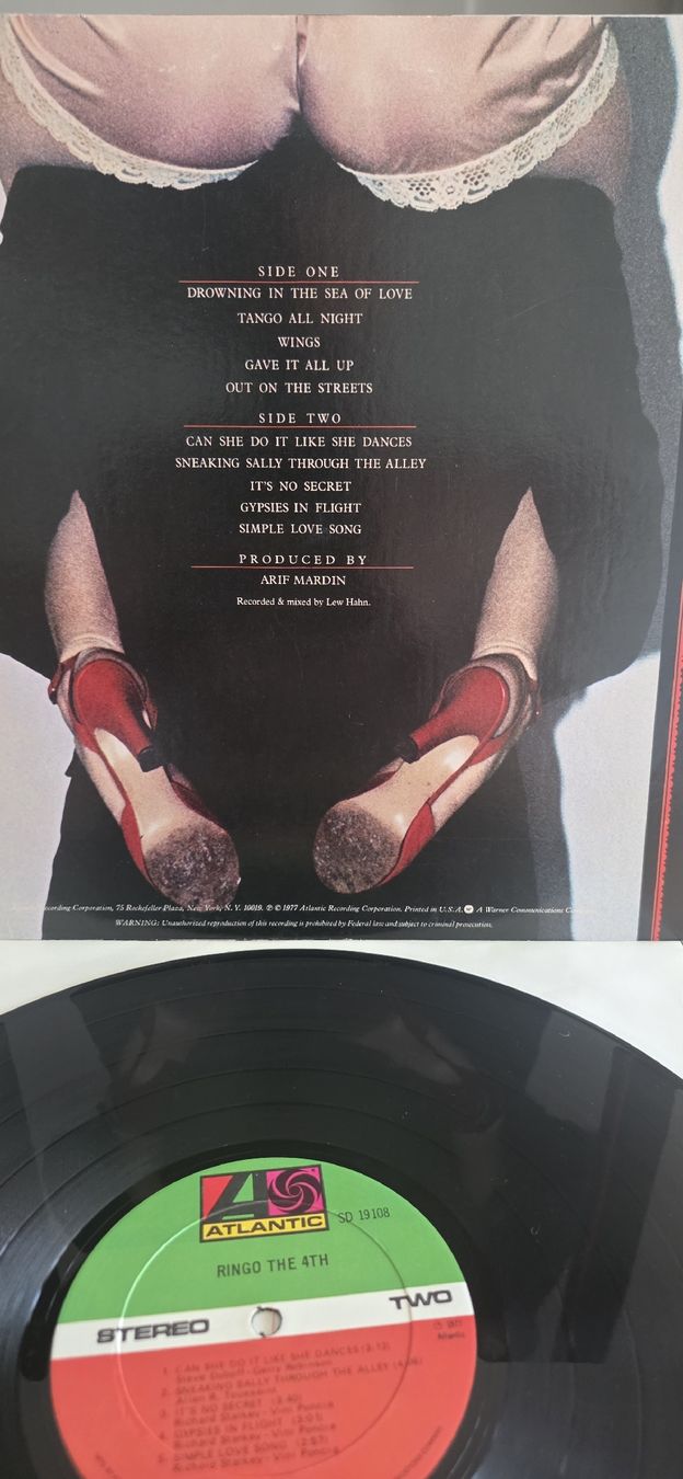 Dischi in vinile:  Ringo Starr Ringo the 4th 1977 Vg,Vg – Usato da Yvonand venduto da RF-VINYL 3