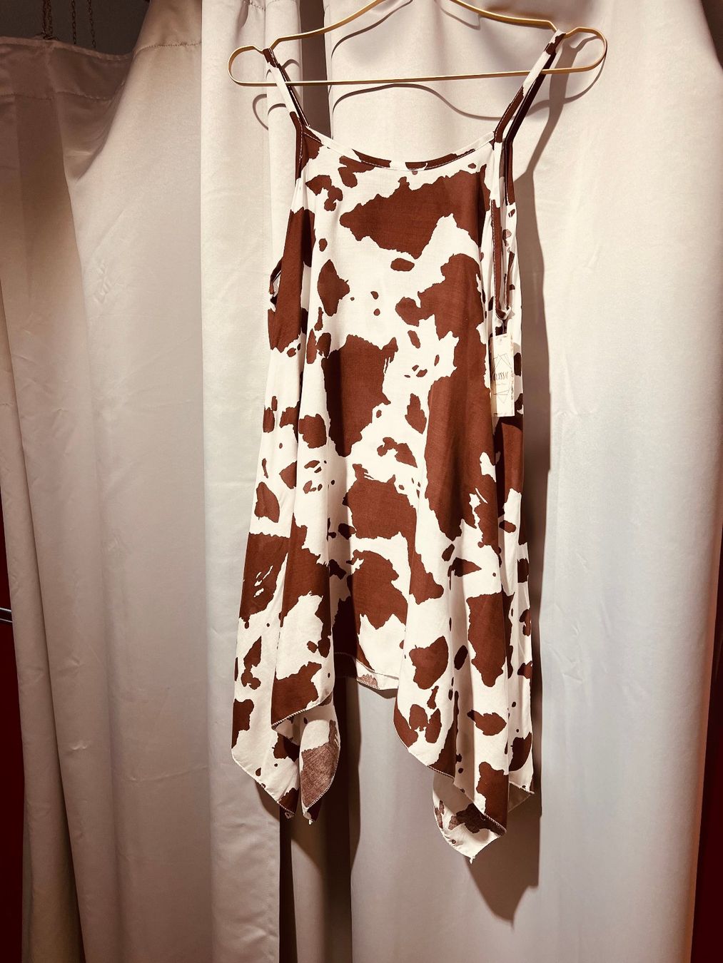 Vestiti: Leichtes Sommer-Hängerkleid in "Kuh-Optik" – Nuovo e nell'imballaggio originale da Zürich venduto da Naebeli 2