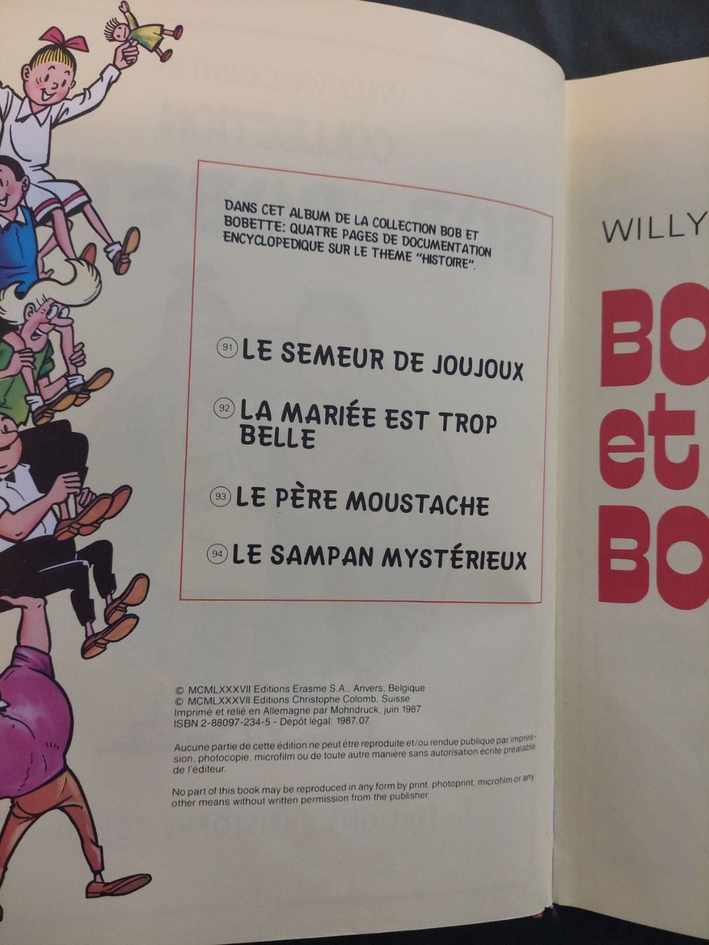 Fumetti: Bob et Bobette L'intégrale T.7 EO 1987 BE+ – Usato da Genève venduto da Blu_BD 3