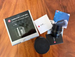 Leica Summilux-M 50 mm f/1.4 ASPH. 11728 – neuwertig, OVP