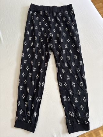 Madewell Jogger Hose schwarz gemustert XS