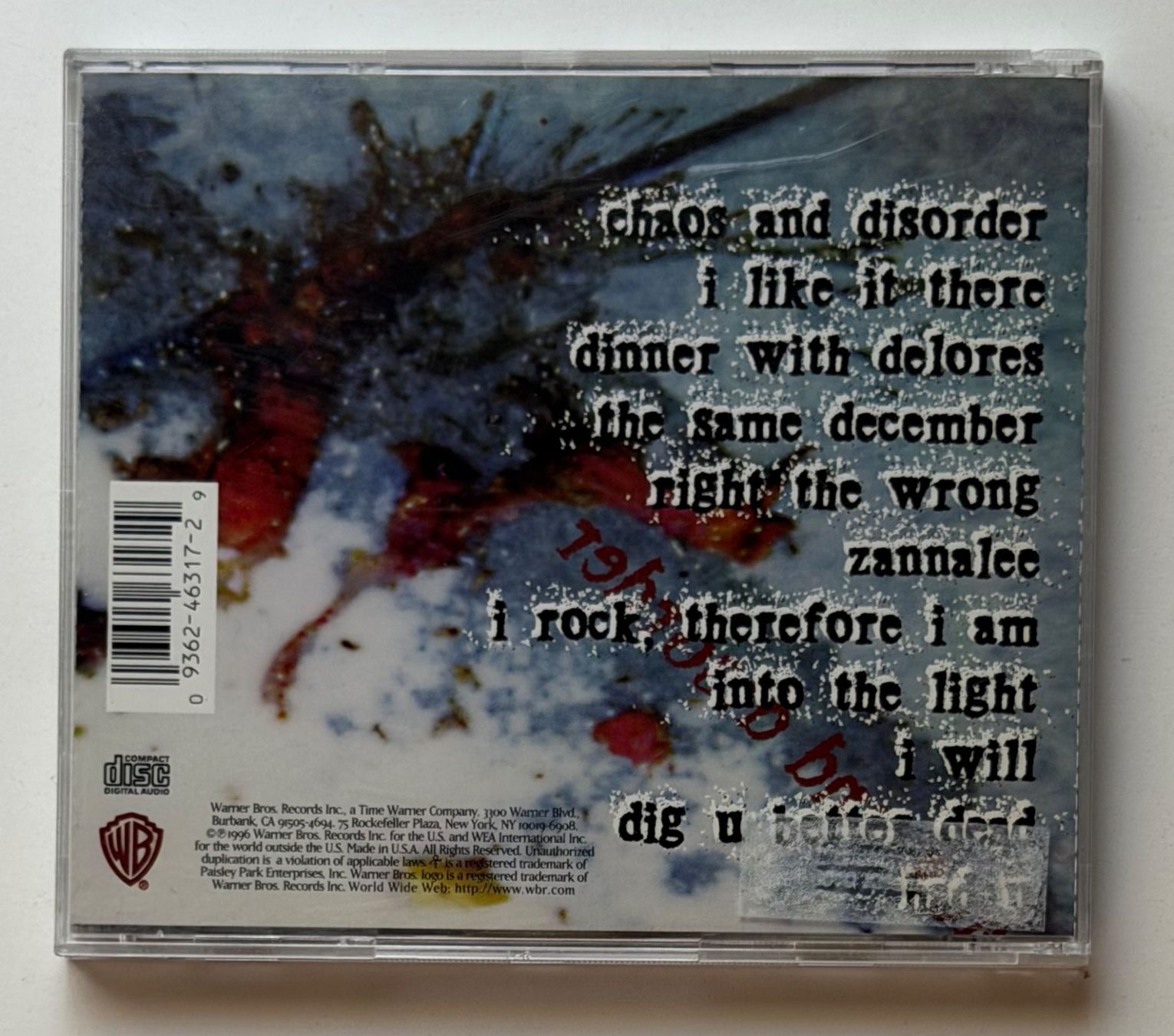 CD: Prince / Chaos And Disorder – Usato da Näfels venduto da rot_gz5p 1