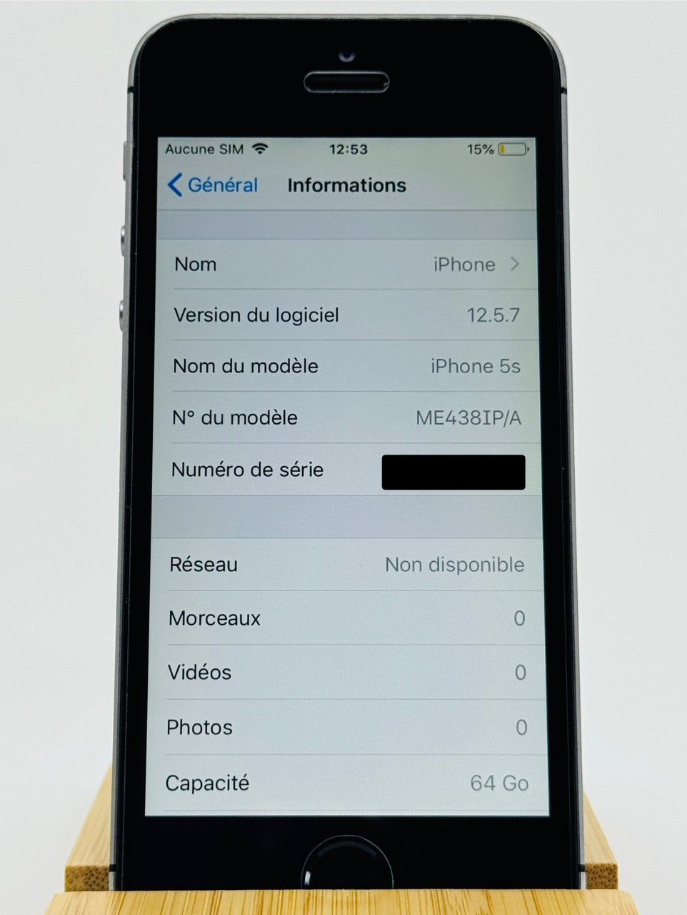 Apple Handys / Smartphones: Apple iPhone 5S | 64 GB | Space Gray | Batterie 100% – Gebraucht aus Soyhières von Spartan117 5
