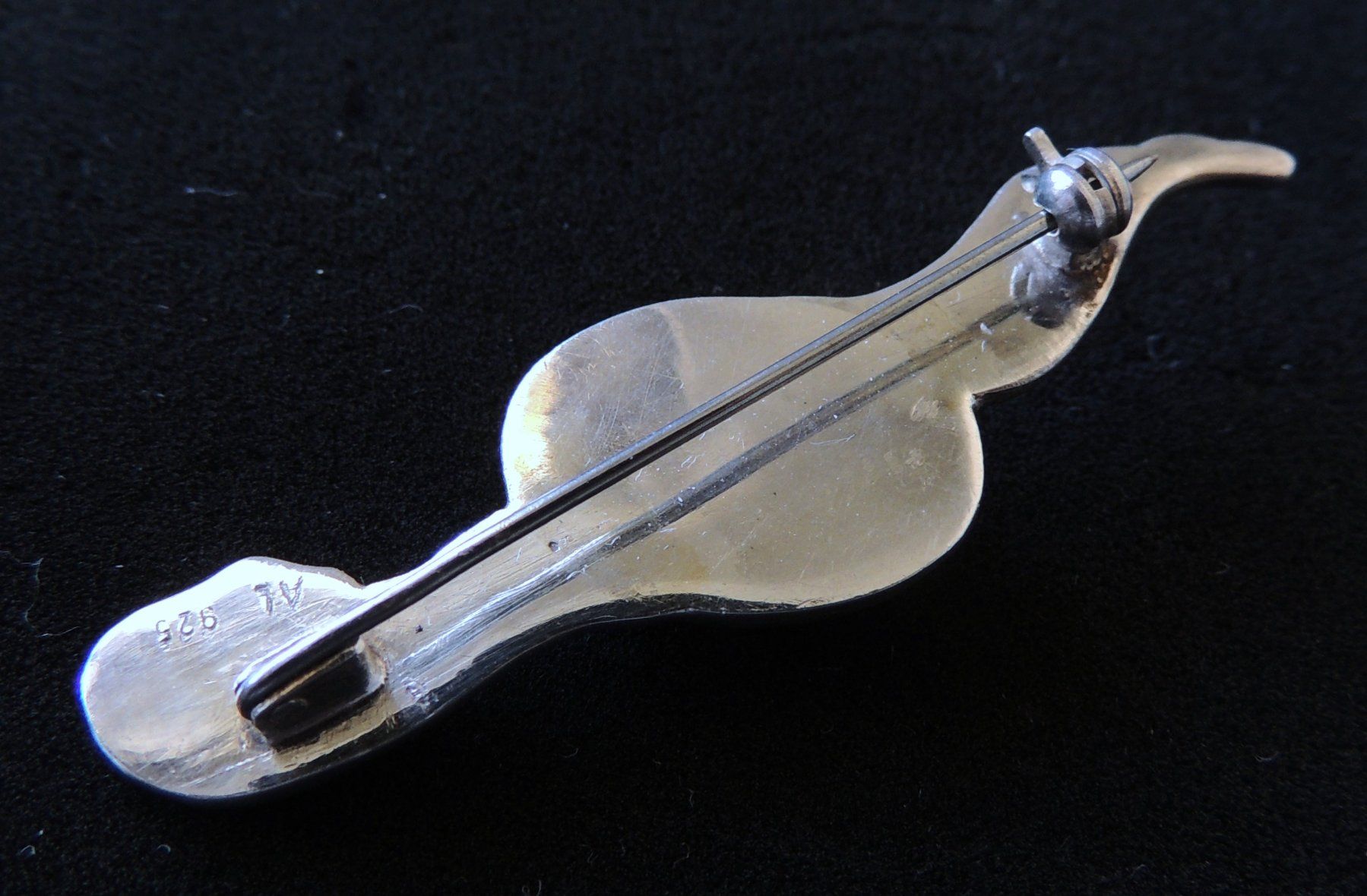Spille & Fermagli: Malachit Azurit Silber 925 Brosche – Usato da Waldenburg venduto da schaller707 3
