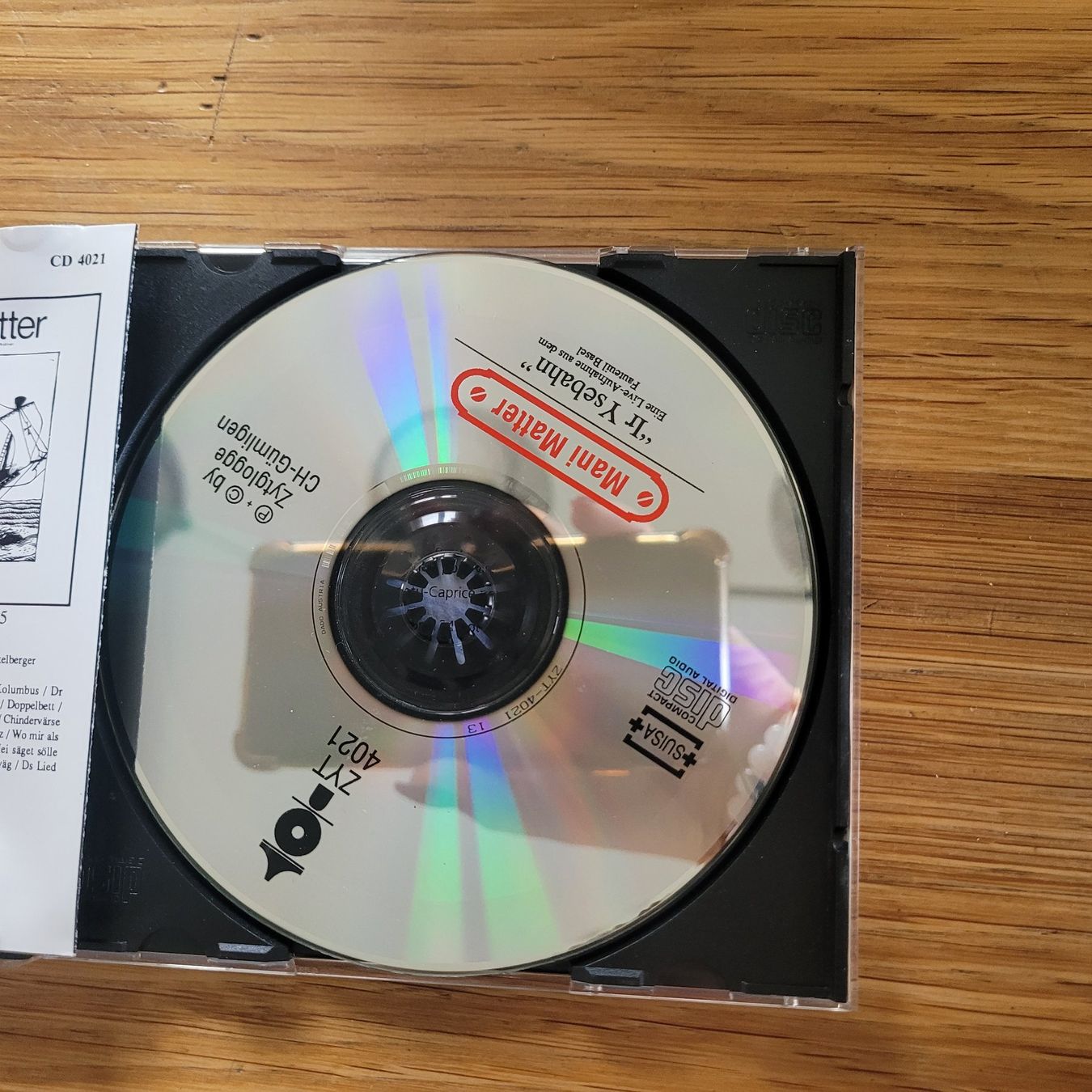 CD: CD Mani Matter – Usato da Biel/Bienne venduto da Destockweb 1