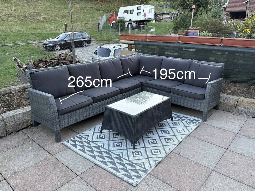 Divani: Gartenlounge Terasse Rattan – Usato da Weiningen TG venduto da Angela2001 1