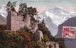 Interlaken - Ruine Unspunnen  N°+4944  1912
