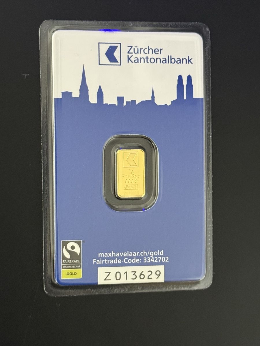 Metalli preziosi: Goldbarren 1g Kantonal Bank – Nuovo e nell'imballaggio originale da Untersiggenthal venduto da byiggy