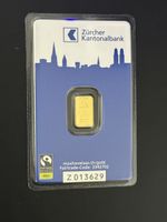 Goldbarren 1g Kantonal Bank