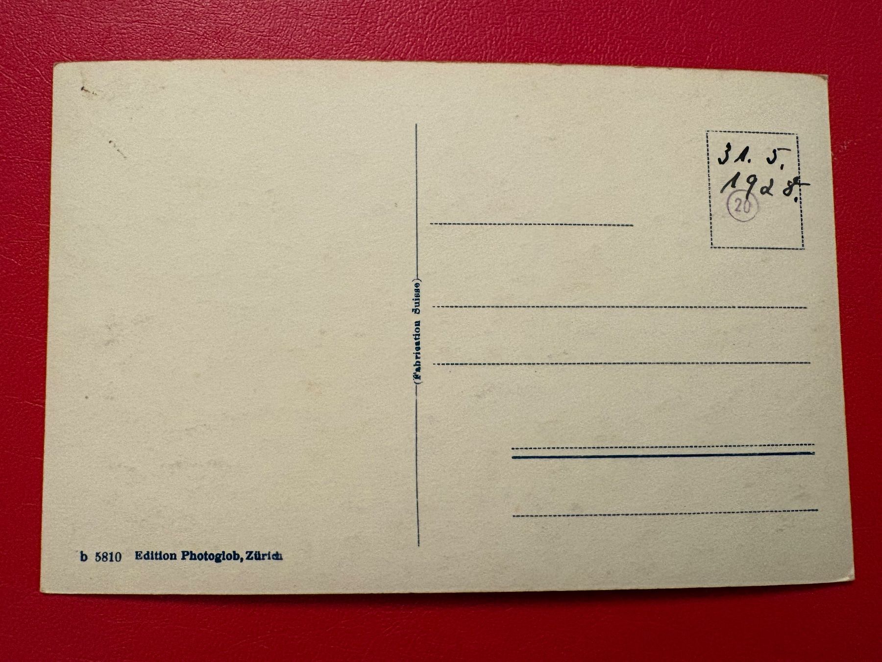 Cartoline postali: 1928 // Rorschach – Usato da St-Légier-La Chiésaz venduto da Theo005 1