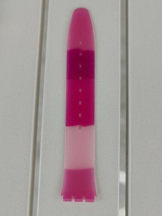 Swatch Orologi: SWATCH Damen Uhr, pink, ultrathin – Usato da Meggen venduto da SellingGoods_1 7