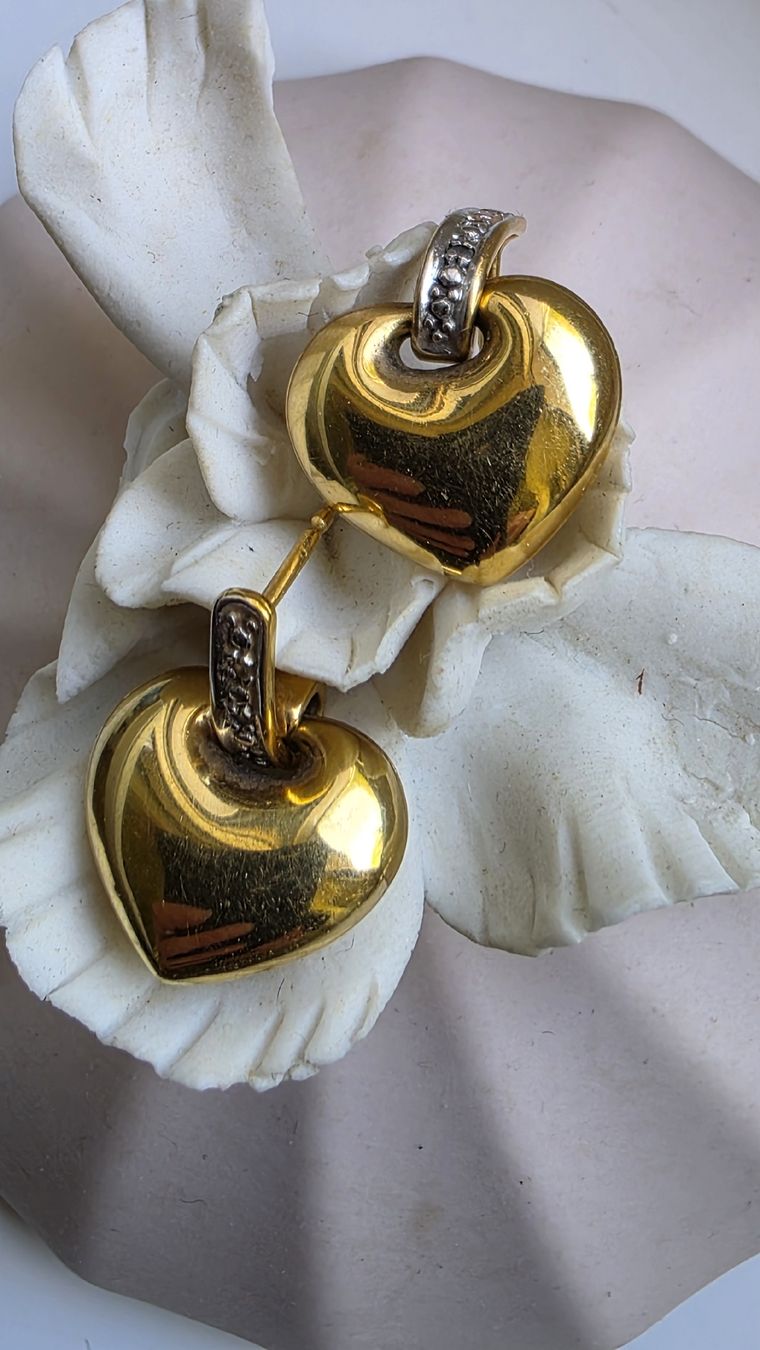 Orecchini pendenti & Orecchini a lobo: Gold Ohrring 18 karat – Usato da Effretikon venduto da rinuom01