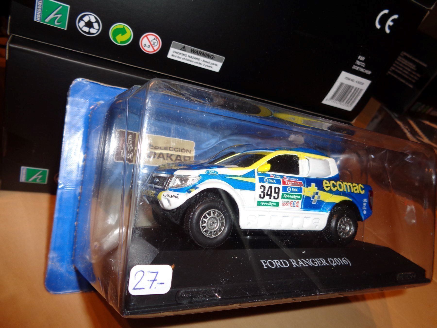 Ford Modellautos: Altaya 1:43 Ford Ranger Dakar 2016 – Neu und originalverpackt aus Reconvilier von rallycar 3