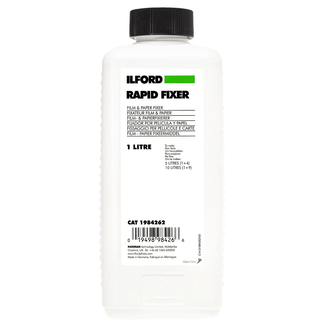 Ilford Laboratorio & Camera oscura: DUOPACK ILFORD RAPID FIXER 1 Liter – Nuovo e nell'imballaggio originale da Geuensee venduto da Fotoneo