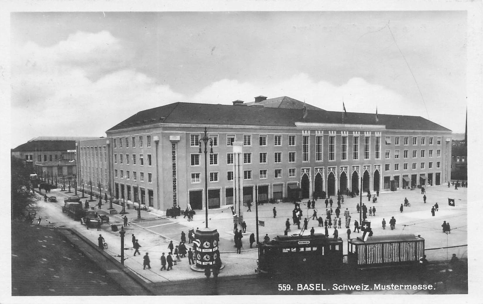 Cartoline postali: Basel tram Straßenbahn – Usato da Biasca venduto da Blenio71