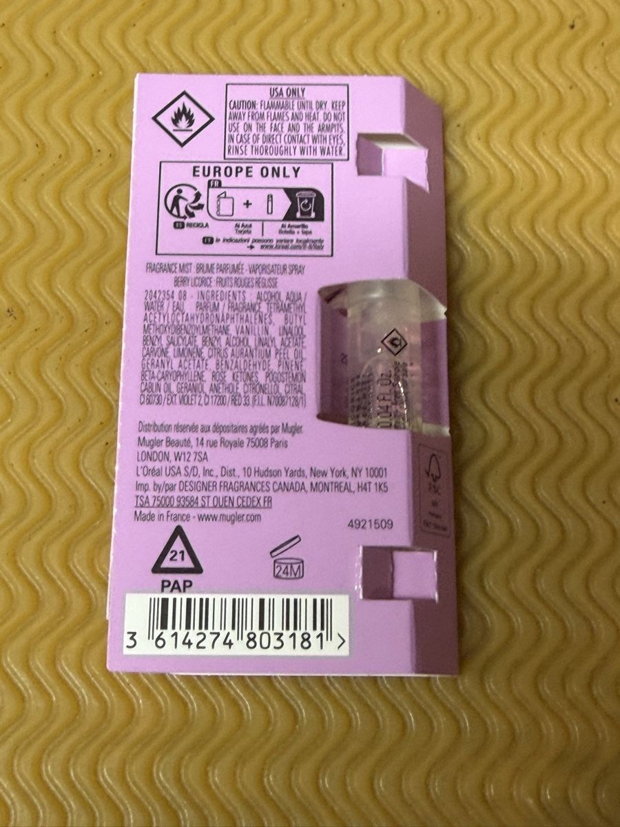 Mugler Parfum & Eau de Toilette: Mugler Starlicious 1,2 ml – Neu und originalverpackt aus fey von Caductilometre 1