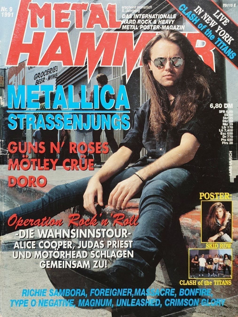 Riviste & Magazine: METAL HAMMER 1991 (Nr. 9) – Usato da Obfelden venduto da Masme