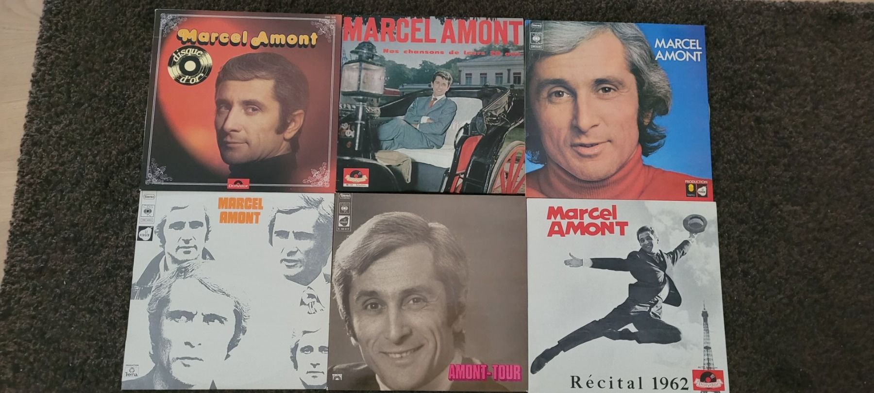 Schallplatten: 6 LP  Marcel Amont – Gebraucht aus Martigny von MZ-67