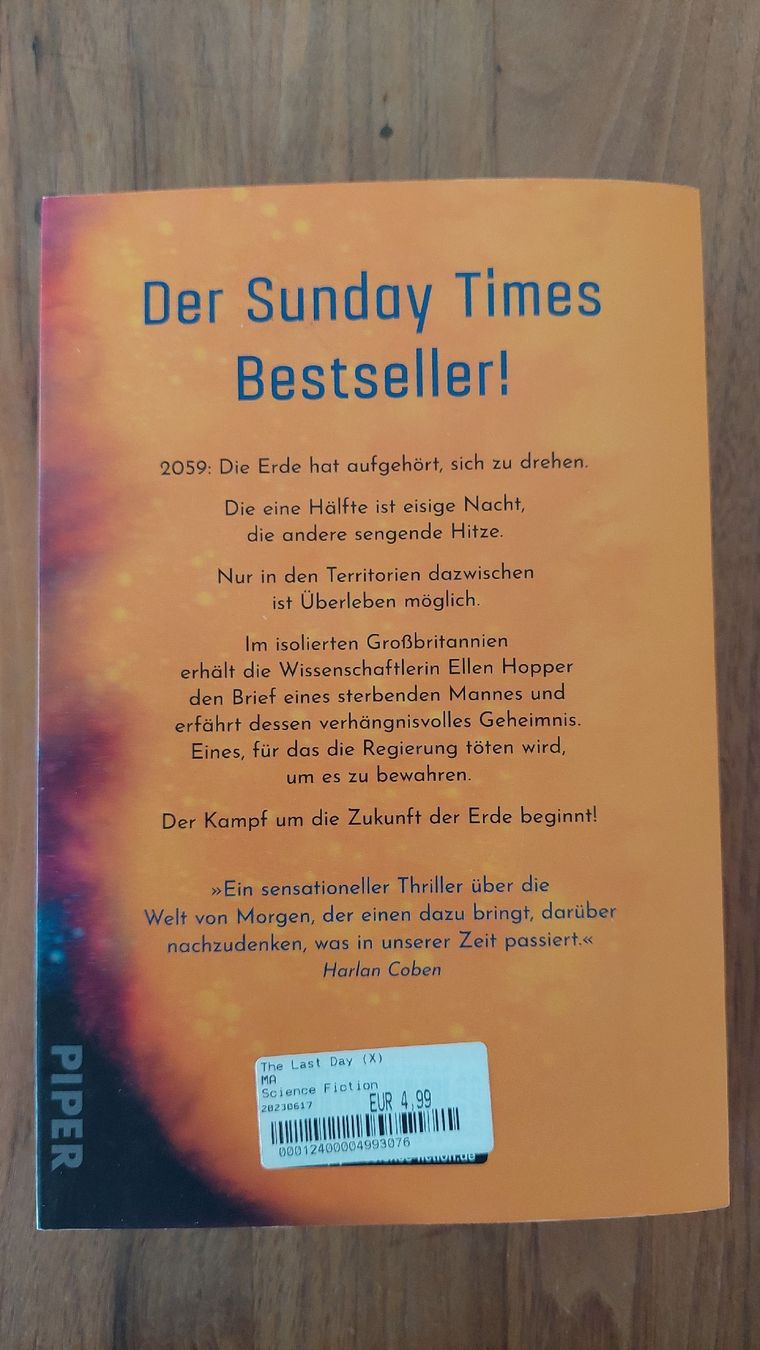 Libri: The Last Day von Andrew Hunter Murray – Usato da Detligen venduto da yvut 1
