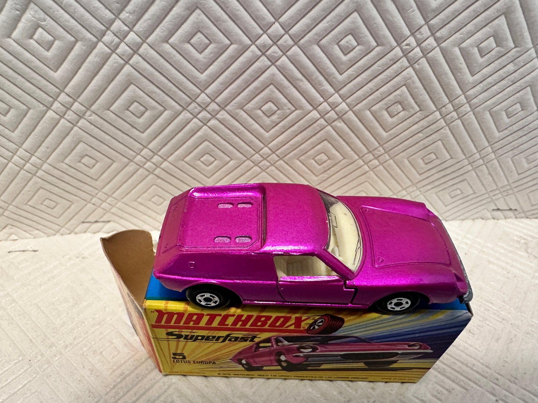 Matchbox Modellini d'auto: Matchbox No.5 Lotus Europa – Nuovo (secondo la descrizione) da Seuzach venduto da Jage 3