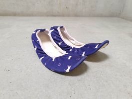 Ballerines de rythmique, bleu foncé, fille, taille 34