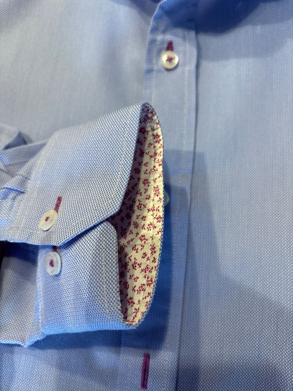 Camicie: Herren Hemd, Gr. M, hellblau, – Usato da Guntershausen venduto da Herbie8357 2