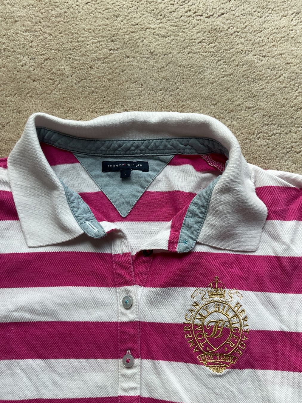 Tommy Hilfiger Magliette Polo: Poloshirt Tommy Hilfiger  L – Usato da Dielsdorf venduto da Jgent 1