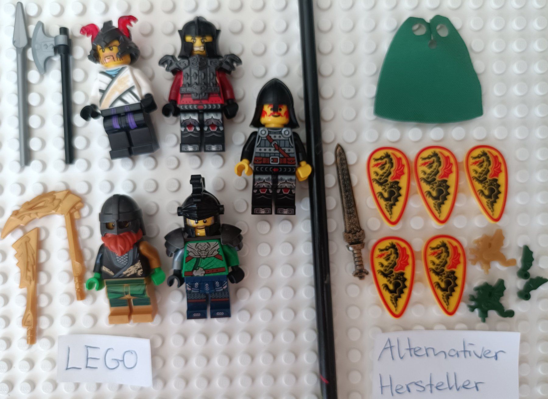 Lego Statuette: Lego Castle 16 - Drachenritter Battlepack - Eigenkreation – Usato da Hasle b. Burgdorf venduto da fzu_p9cf 1