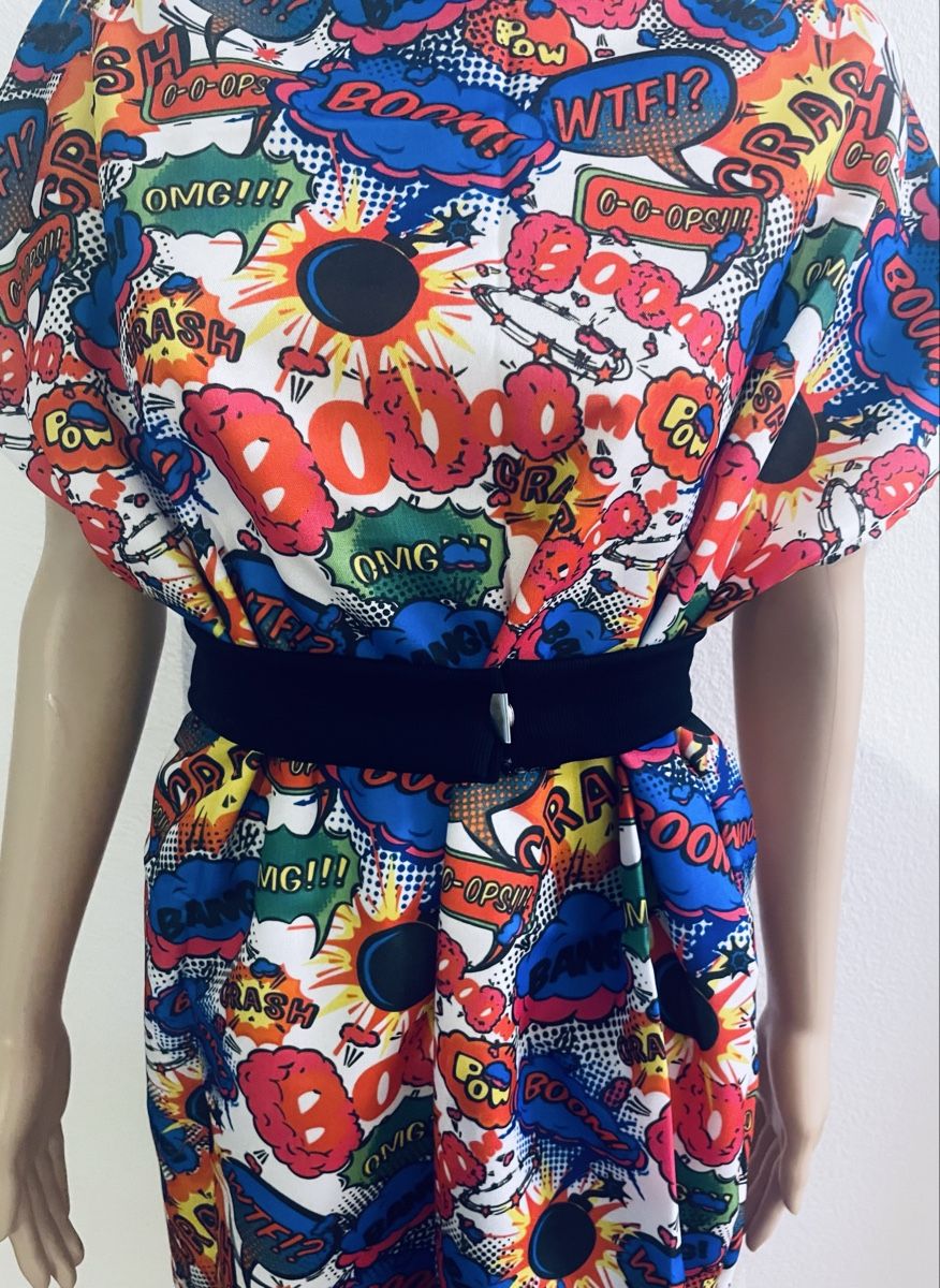 Vestiti: Comic-Kleid mit Gürtel - Sommerlicher Hingucker! Gr.M – Nuovo e nell'imballaggio originale da Au ZH venduto da Jaggy4 4