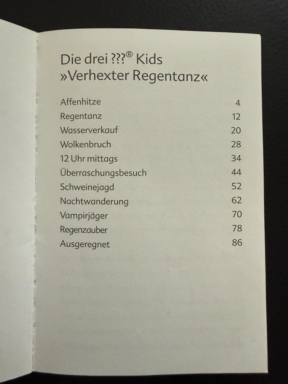 Libri: Die drei ??? kids  Verhexter Regentanz  Softcover – Usato da Subingen venduto da ArtBead 2