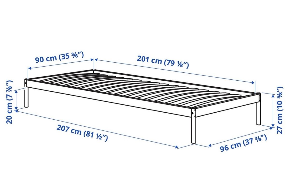 Ikea Betten: Letto in metallo – Gebraucht aus Taverne von Serglo2010 3