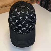 Kappe Schwarz 8 Ball Muster verstellbar neu
