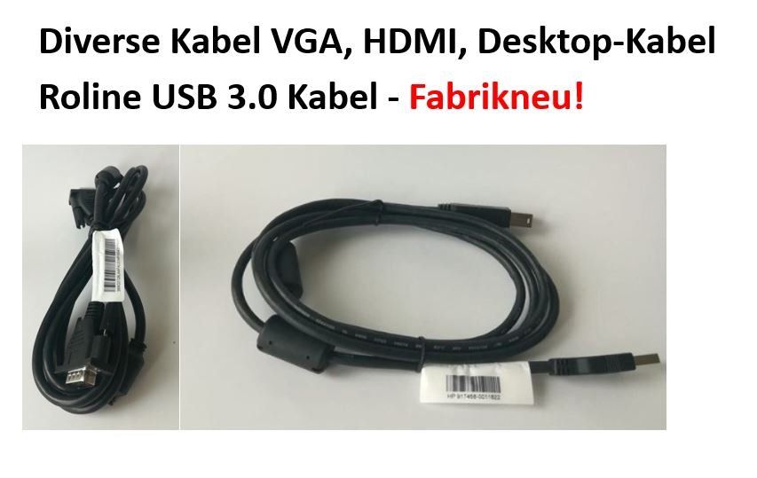 Cavi: HDMI, VGA, Roline USB 3.0, Desktop-Kabel - Fabrikneu – Nuovo e nell'imballaggio originale da Niederwil SG venduto da berger.niederwil