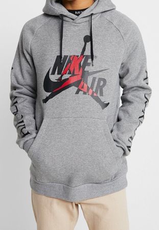 NIKE AIR JORDAN  🏀🐂 hoodie  grau   Grösse XL