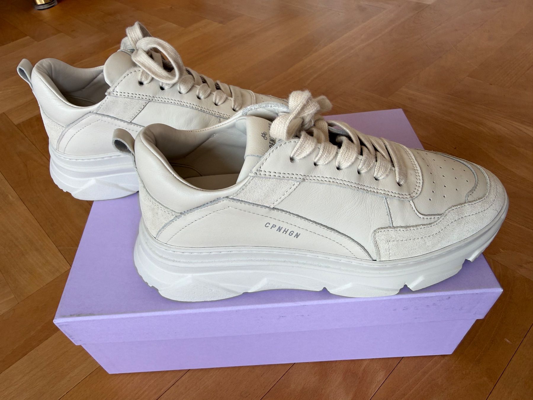Copenhagen Scarpe da donna: Copenhagen Studios Seneaker CPH46 - Leder mix - Cream – Usato da St. Gallen venduto da baho64 1