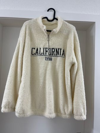 Warme, flauschige Teddy Pullover California, Gr. L