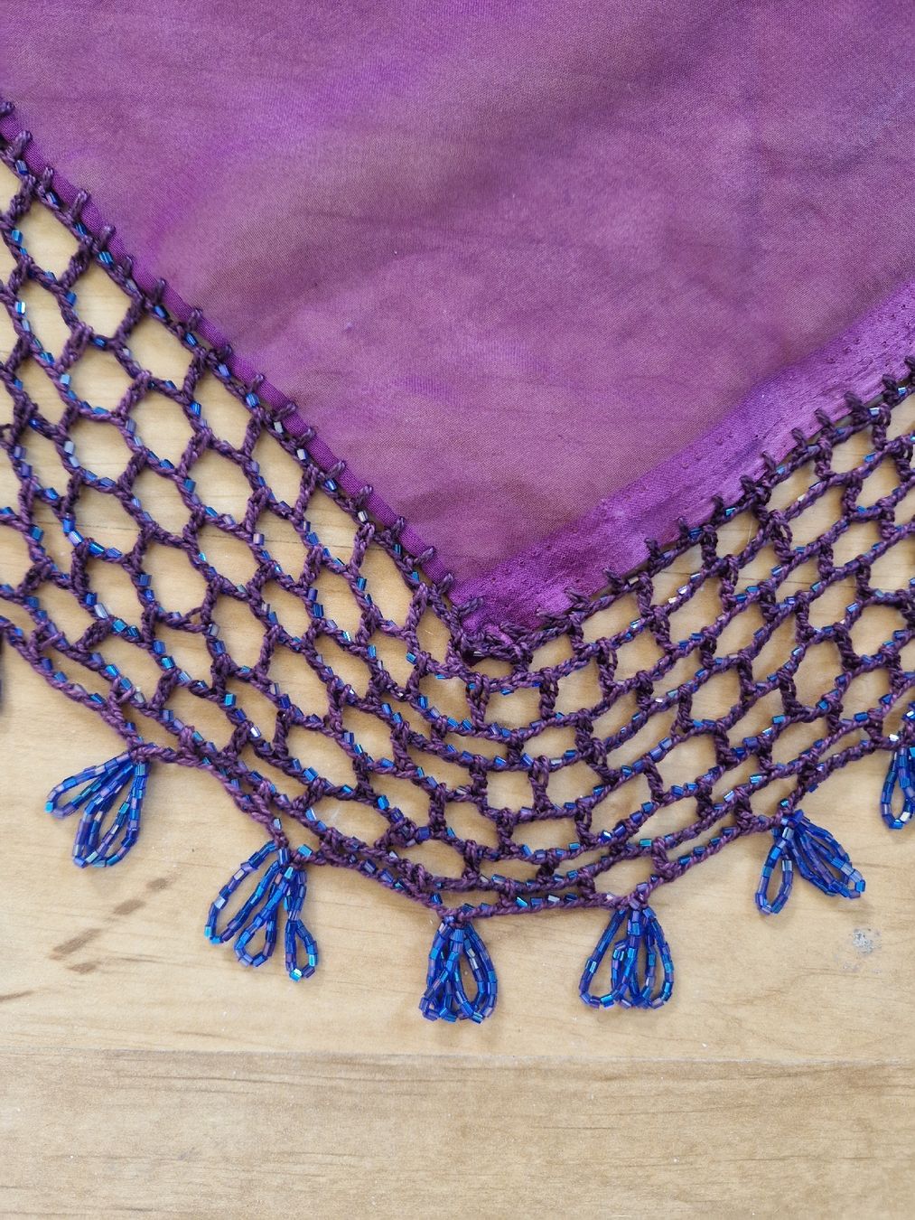 Costumi: Bauchtanz Hüfttuch, violett – Usato da Weggis venduto da Oswadan 1