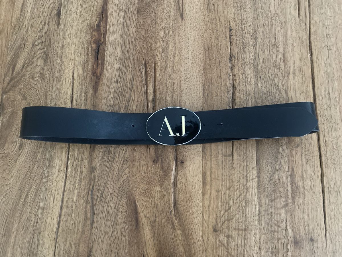 Armani Cinture: Ledergürtel Armani Jeans, schwarz, Grösse 87 – Usato da Birmenstorf AG venduto da Midget0 1