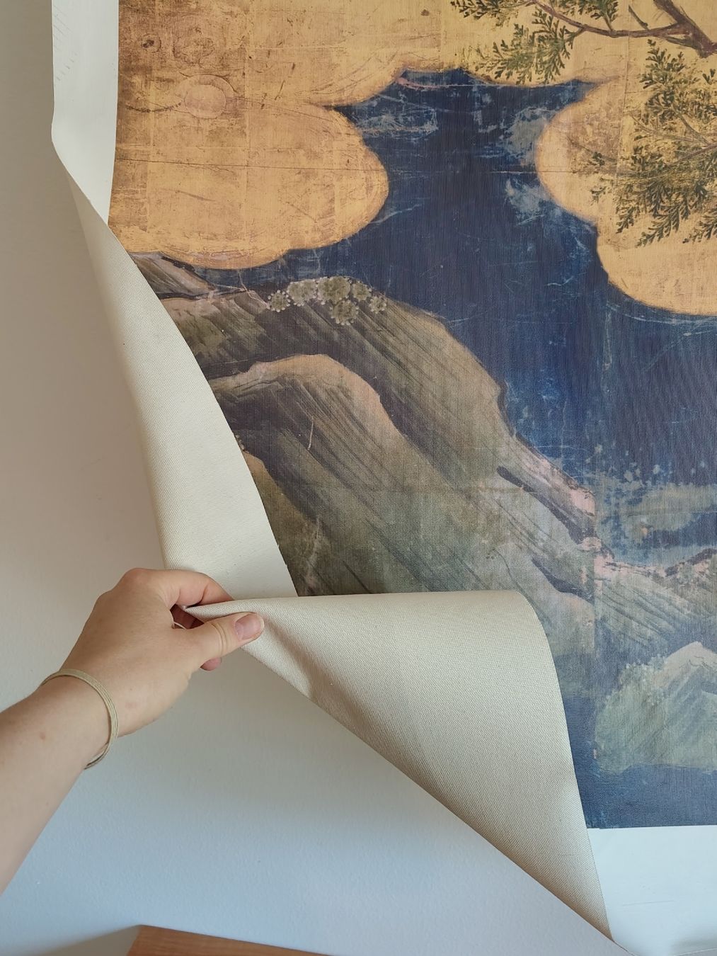 Poster & Bilder: Wandbild "Zypressen" von Kanō Eitoku – Gebraucht aus Amlikon-Bissegg von betzec 1