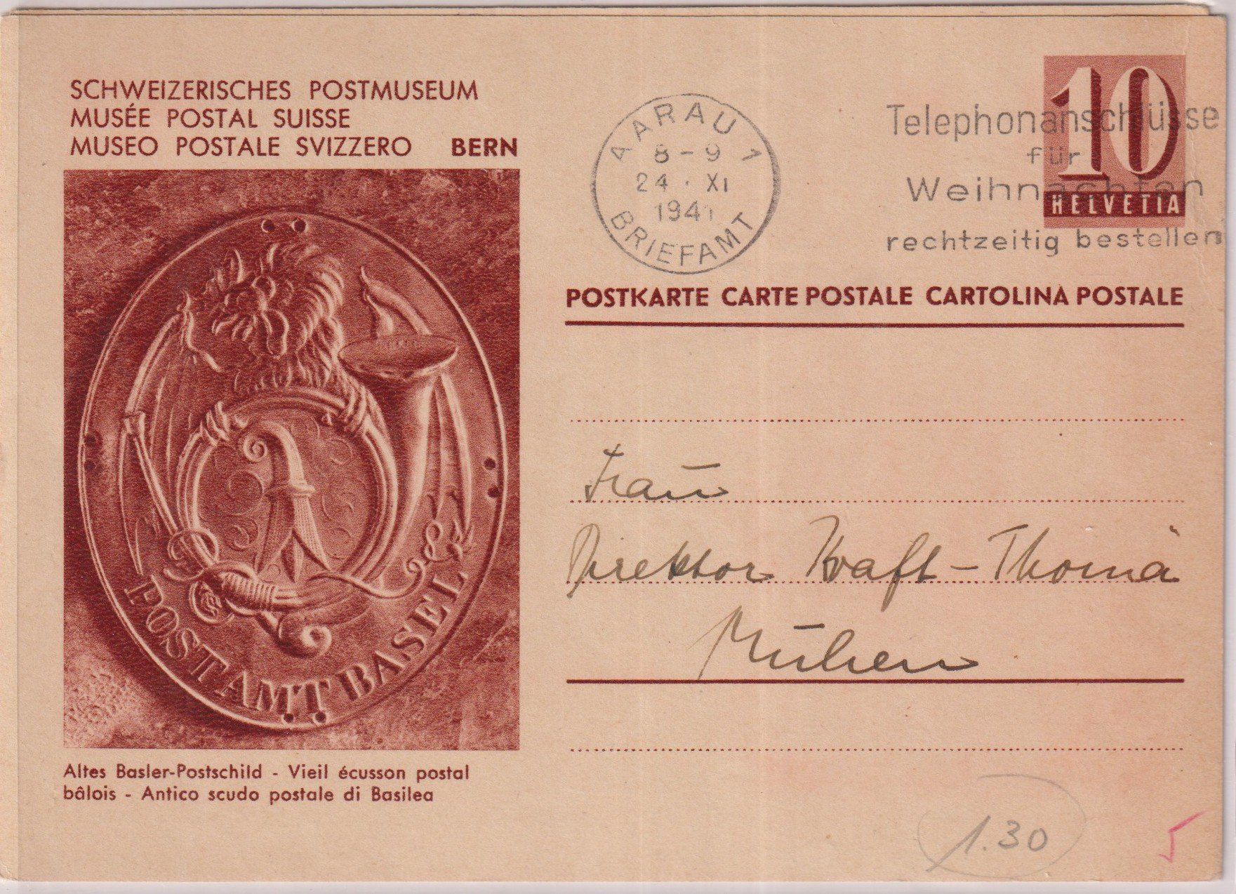 Tutti i francobolli: 8 Postkarten Schweizerische Postmuseum, sehe Scan – Usato da Claro venduto da Chanty7 2