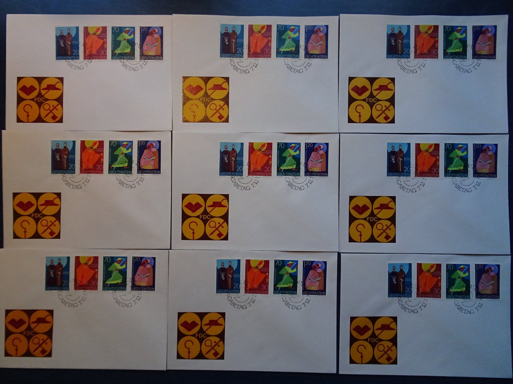 Tous les timbres: FDC 1967 – Neuf (Voir description) à Aadorf par Chnorli-Furz
