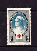 Frankreich 1939, 75 J rotes Kreuz, **