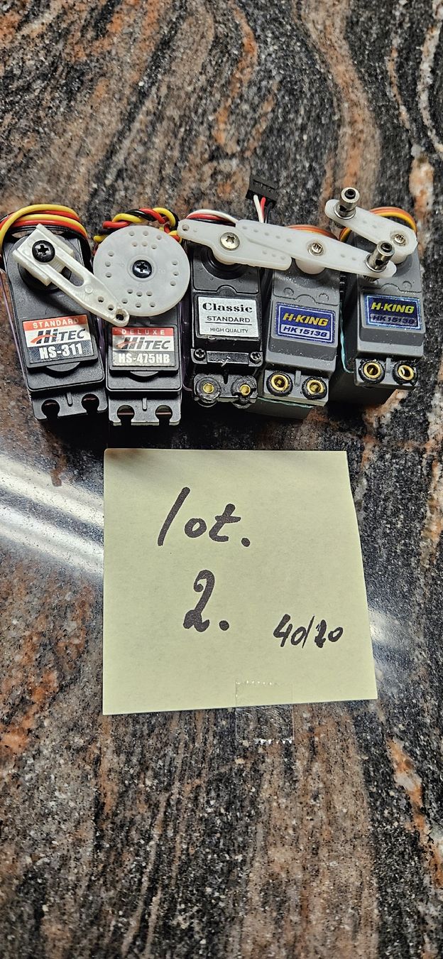 Modellismo RC: Lot de servos divers ( digit.) – Usato da Bure venduto da cla_sk6s 1