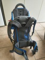 Kindertrage Rucksack blau guter Zustand