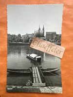 1942 Basel, mit Fähre. Rarität!