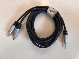 Hama Mini-Jack (Aux) to Cinch 2 M